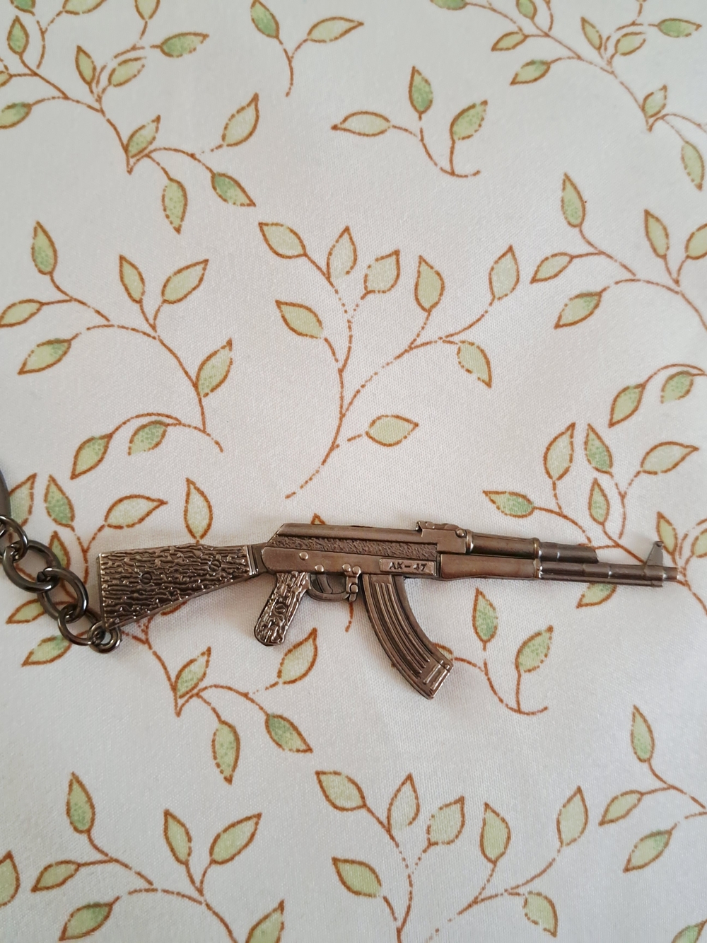 AK-47 Rifle Keychain Charm